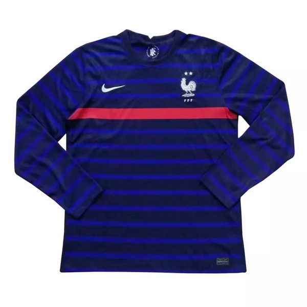 Tailandia Camiseta Francia 1ª Kit ML 2020 Azul